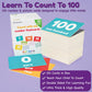 Number Flash Cards For Toddlers 1-3 | Toddler Math Flash Cards | Learn Counting Flashcards Numbers 1–100 | Help Kids Count Number Games | Kids Toys Numbers Match For Preschoolers Kindergarten 2-4