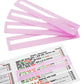 QANIUOS Mahjong Line Finder, 4 Pack Mahjong Rules Reader, Acrylic Card Rules Helper for Mahjong Players Accessories and Gifts(Pi