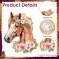 Pajean Horse Piata Decoration Cowgirl Western Piata with Stick Blindfold Photo Prop Gift Holder for Girls Kids Bridal Shower Bir