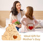 Customizedbee Wooden Dog Family Puzzle, Personalized Puzzles With 2-5 Names, Father'S Day Mother'S Day Birthday Gifts For Toddle