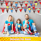 Breling Hero Birthday Party Banner Hero Birthday Party Decorations Hero Paper Pennant Banner Garland Decor for Kids Boys Birthda