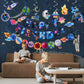 Sunbeauty 37Pcs Space Galaxy Birthday Decorations Space Themed Party Supplies Solar System Kit Outer Space Galaxy Party Party De