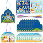 Eid Mubarak Craft Kits Kids Mosque Scene Stickers Muslim Eid Ramadan Sticker Bulk Gift Hanging Ornament Decoration for Al Fitr P