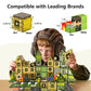 GobiDex 100PCS Magnetic Tiles Building Blocks for Kids, STEM Magnetic Blocks Building Toys with Army Men, Upgraded Magnets Birth