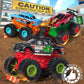 Oriate Monster Truck Toys Cars for Kids Boys Girls, Cool Stuff Diecast Toy Pull Back Monster Trucks Toys, Battery Free Stunt Tru