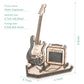 Rowood 3D Puzzles For Adults, Diy Wooden Model Kit For Adults To Build, Stem Electric Guitar Desk Toy Project For Kids, Birthday