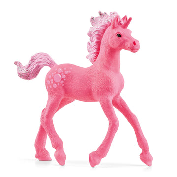 Schleich Bayala, Collectible Unicorn Toy Figure For Girls And Boys, Bubble Gum Unicorn Figurine (Dessert Series), Ages 5+