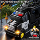 JUKUDAHU Police Truck Toy for 3 4 5 6 Years Old Boys - Carrier Vehicle Toy Set with 5 Toy Cars and 1 Helicopter, Kids Firction P