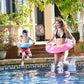 Mulic Inflatable Pool Floats For Kids Children - 3 Pack Swim Ring Tube Toys For Swimming Pool Outdoor Beach Party