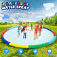 Odosola 13 Ft Large Splash Pad For Kids Ages 4-8, Non-Slip Baby Splash Pads For Toddlers, Oversized Kids Sprinklers For Yard, He