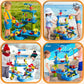 5-Tier Water Table For Toddlers Kids 3-5 4-8, Sand And Water Play Set With Rain Showers Pond, Summer Outdoor Toys Beach Toys Wat