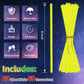 Taikula 60 Pack 8    Yellow Glow Sticks Bulk with 60 Connectors Neon Glow In The Dark Party favors Supplies for Holiday Birthday