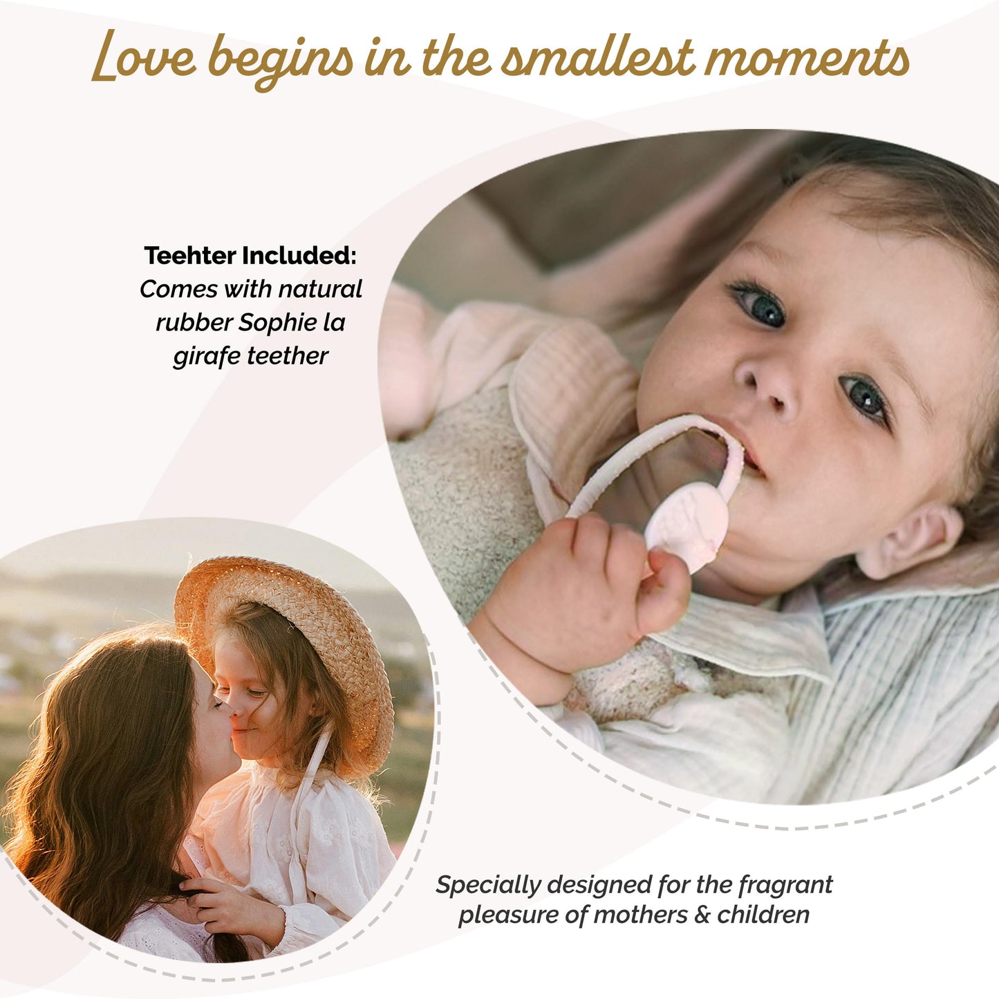 Sophie la girafe Eau de Soin (Scented Skincare Water) | Includes Sophie Teether | fermented-style flavor Free | Nostalgic Childhood Scent of Orange Blossom & Vanilla (50 ml or 1.7 fl oz)