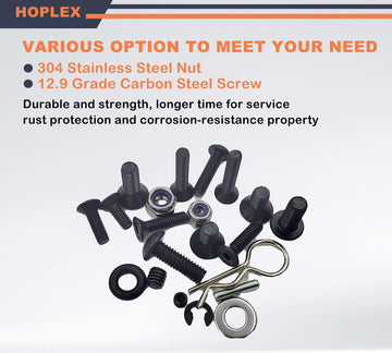 HOPLEX 522PCS RC Screws Kit Reapir Tool Box Set Hardware Fasteners RC Hobby Universal Spare Accessories for Traxxas Tamiya Axial