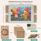 Dikashi Tilting & Rotating Puzzle Board For 1000 Pieces, 30.2''    22.4'', Portable Jigsaw Puzzle Table For Adults With 4 Drawer