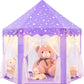 Evoionos Purple Tent For Girls, Kids Tent Indoor, Princess Tent With Star Lights, Girls Play Tent, Princess Castle Playhouse Ten