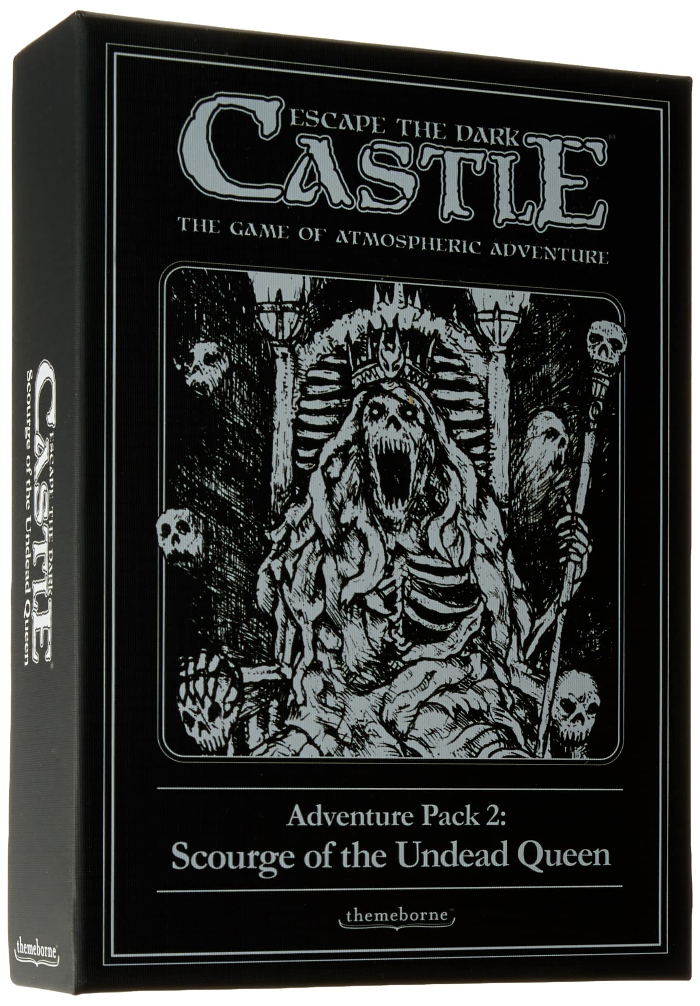 Themeborne Escape The Dark Castle Board Game Scourge Of The Undead Queen Adventure Pack 2 - Face New Horrors! Cooperative Strate