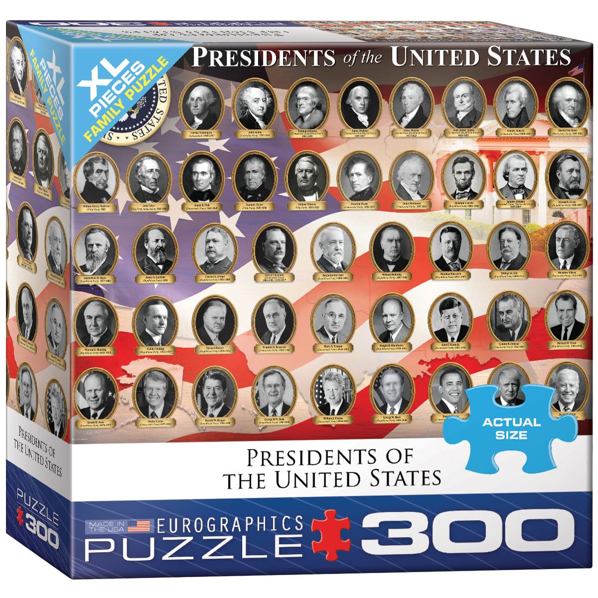 Eurographics Us Presidents Jigsaw Puzzle (300-Piece)
