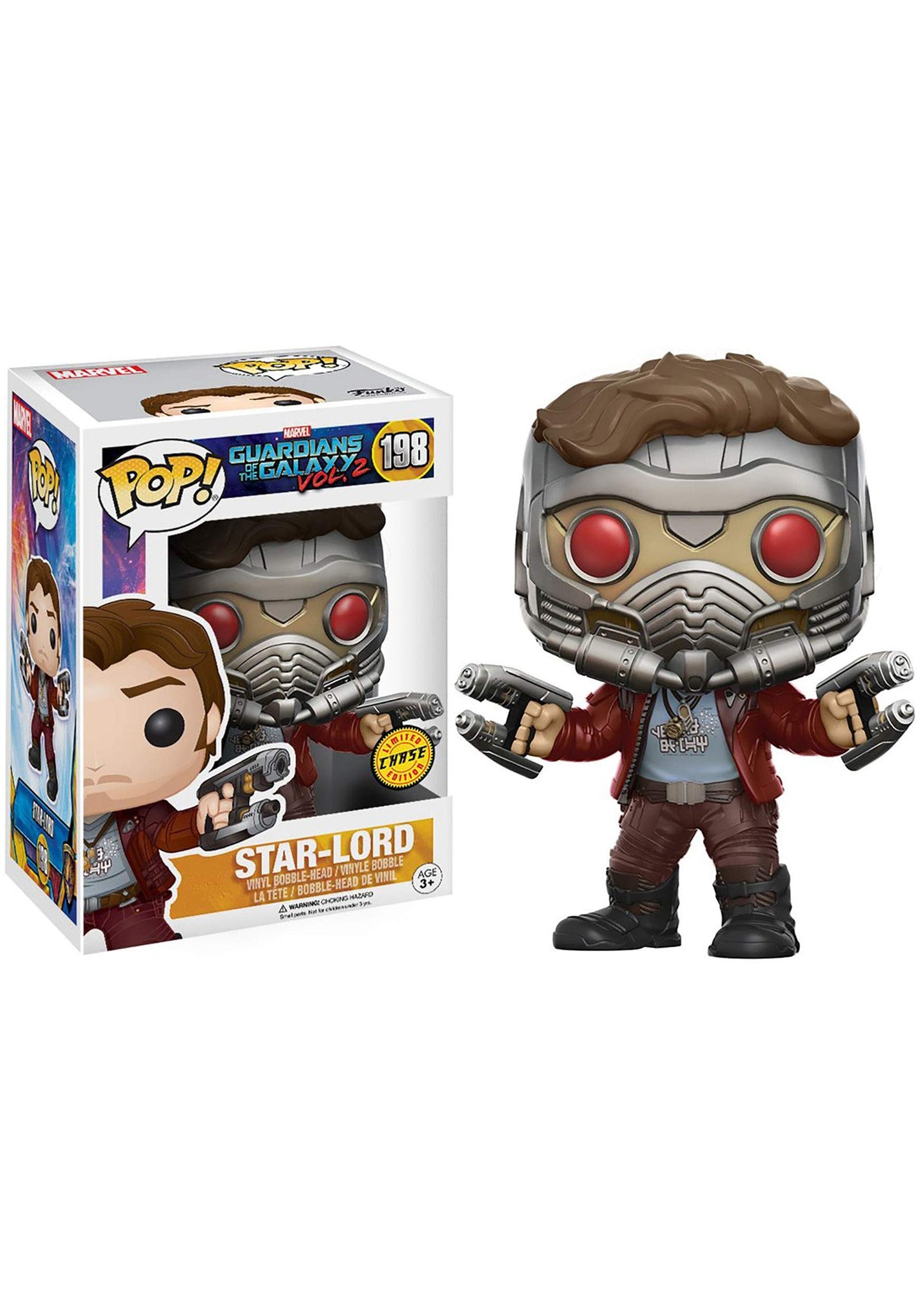 Funko POP Star Lord Figure - Guardians of The Galaxy 2 - Gray - Vinyl - Model 12784