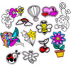 Horizon Group USA Yes Made by Me Assorted Window Art Refill Pack, 12 pk, Multicolor, Plastic Suncatcher
