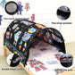 Crawlbo Kids Bed Tent Twin Beds - Zoos And Cars Wonder Play Tents Boys Girls Ventilated Indoor Play Tent Children Promotes Indep