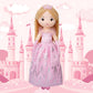 June Garden 30" XL Princess Seraphina Rag Doll - Adorable Soft Stuffed Doll for Girls in Pink Dress