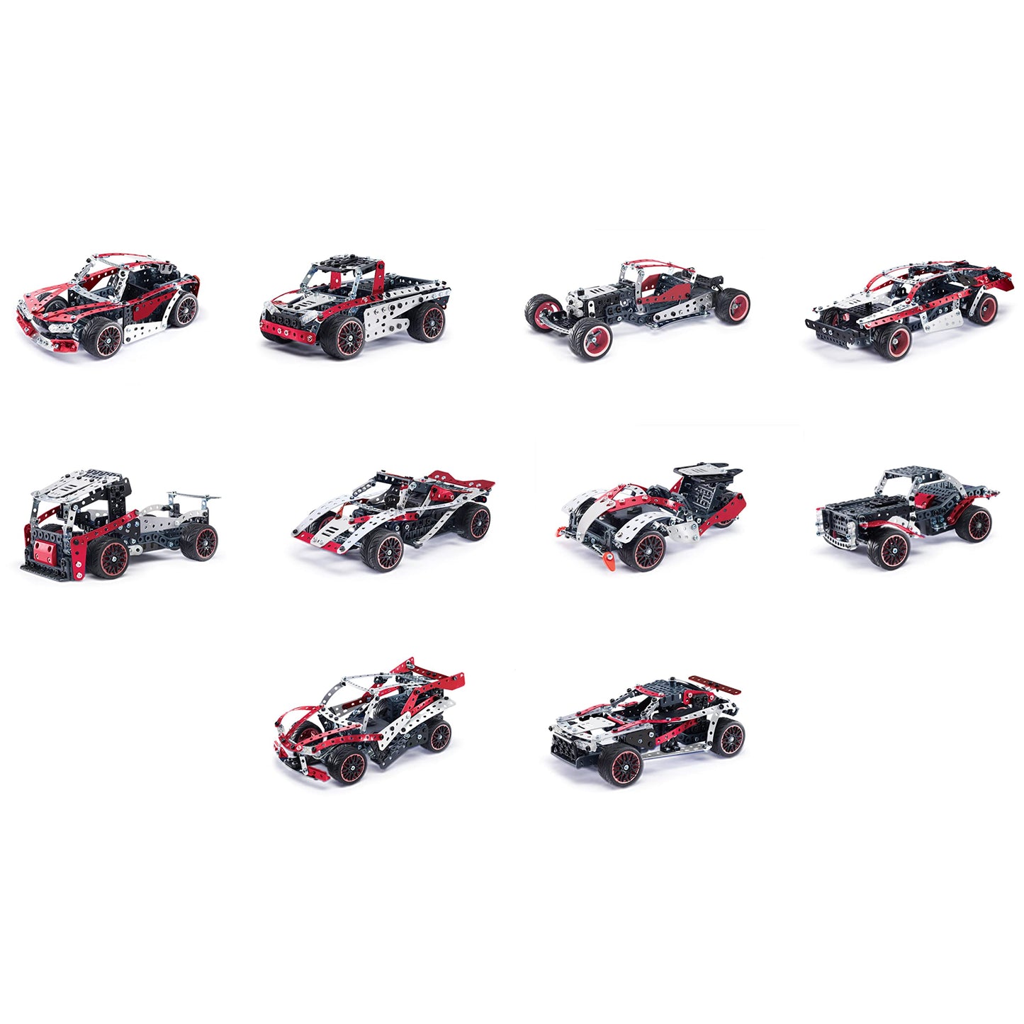 Meccano, 25-In-1 Motorized Supercar Stem Model Building Kit With 347 Parts, Real Tools And Working Lights, Kids Toys For Ages 10 And Up