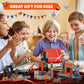 Dulsaera Magnetic Blocks 110Pcs With 6 Animal Toys, Volcano Building Blocks Set, Toys For Boys & Girls Age 6-8, Stacking Buildin