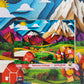 Springbok Nature'S Collage 500 Piece Jigsaw Puzzle For Adults - Vibrant Cut Paper And Quilling Image - Unique Cut Pieces - Made