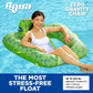 AQUA Zero Gravity Pool Chair Lounge  Inflatable Chair  mature-themed Float  Heavy Duty  Lime Green