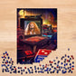 Halloween Pizza Party 1000-Piece Jigsaw Puzzle By Rachid Lotf | Fun Brain Teaser, Toys & Games | 28 X 20 Inches