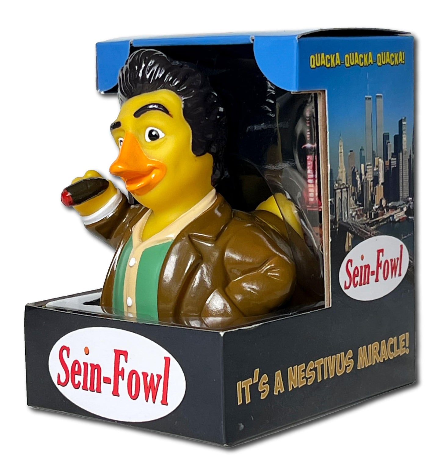 Celebriducks - Sein-Fowl - Floating Rubber Ducks - Collectible Bath Toy Gift For Kids & Adults Of All Ages