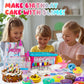 Gxyslm Jumbo Slime Kit For Girls, Party Favors For Kids, Adorable Cake Slime Making Kit To Make Butter Slime, Confetti Slime, Mu
