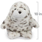 GUND Nuri Leopard Seal Plush Stuffed Animal, 10" White/Gray, High Quality Materials, Ages 1 and Up, Model 6067461