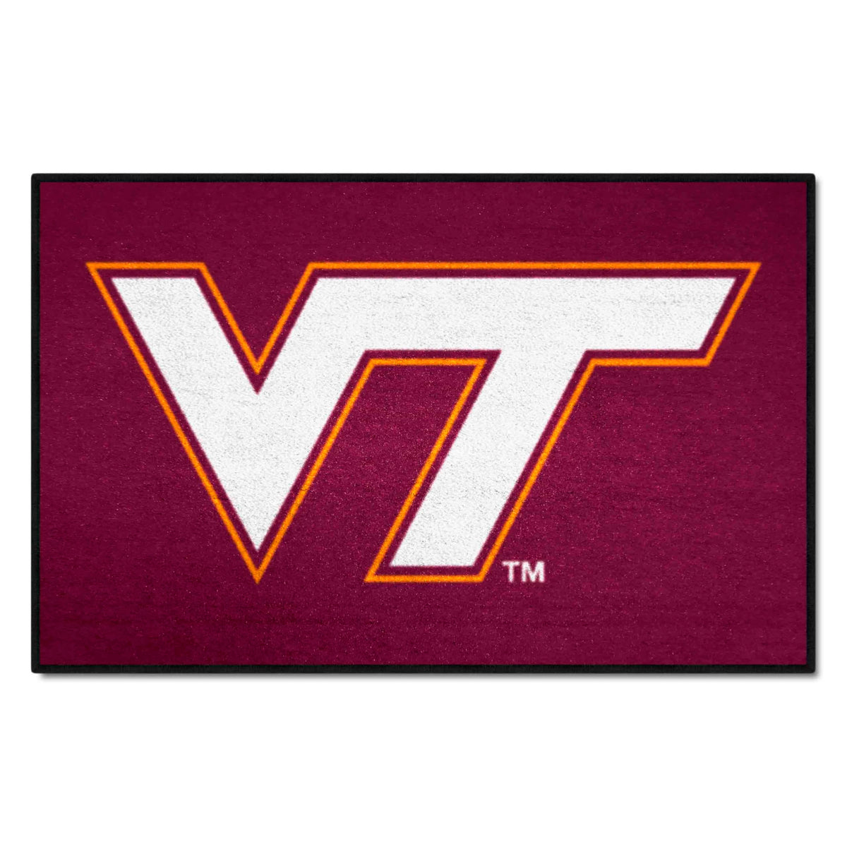 FANMATS NCAA Virginia Tech Hokies Nylon Face Starter Rug , 19x30