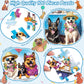 100 Piece Puzzles for Kids Ages 4-8 Kids Puzzles Ages 4-6 6-8 Jigsaw Puzzles for 4 6 8 Year Old Kid 100 Piece Puzzle for mature-themed Senior Dog Animals Beach Puzzle Easy Jigsaw Puzzle Games Gift