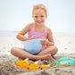 Melissa & Doug Sunny Patch Seaside Sidekicks Sand Baking Set, Outdoor Play Toy for Kids 3+, Plastic, White, Model 6432