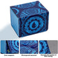 Deck Box for MTG Cards  Trading Commander Deck Case Holds 120+ Sleeved Cards  PU Leather Magnetic Collectible Card Storage Box Fits for TCG Magic Card (Blue)
