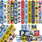Yymymgj 48Pcs Police Party Favors Police Slap Bracelets Police Bracelets Wristbands For Police Themed Birthday Party Supplies Gi