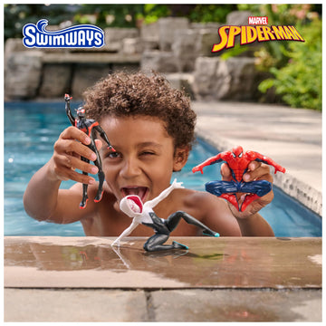 Swimways Marvel Spidey Dive Characters 3-Pack, Swimming Pool Accessories & Kids Pool Toys, Pool Party Supplies & Water Toys For