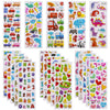 3D Stickers For Kids Toddlers 550+ Vivid Puffy Kids Stickers 24 Different Sheets, Colored 3D Stickers For Boys Girls Teachers, R