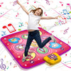 Beefunni Dance Mat, Girls Toy Gift For Ages 3 4 5 6, Led Dance Pad With 5 Fun Game Modes, Adjustable Volume, 3 Challenge Levels,