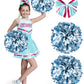 Spooktacular Creations Halloween Girl Cheerleader Costume  Celeste and Pink Cheer Uniform Set  Cute Cheerleading Outfit with Accessories for Halloween Dress-Up  High School Themed Party(L  10-12yrs)