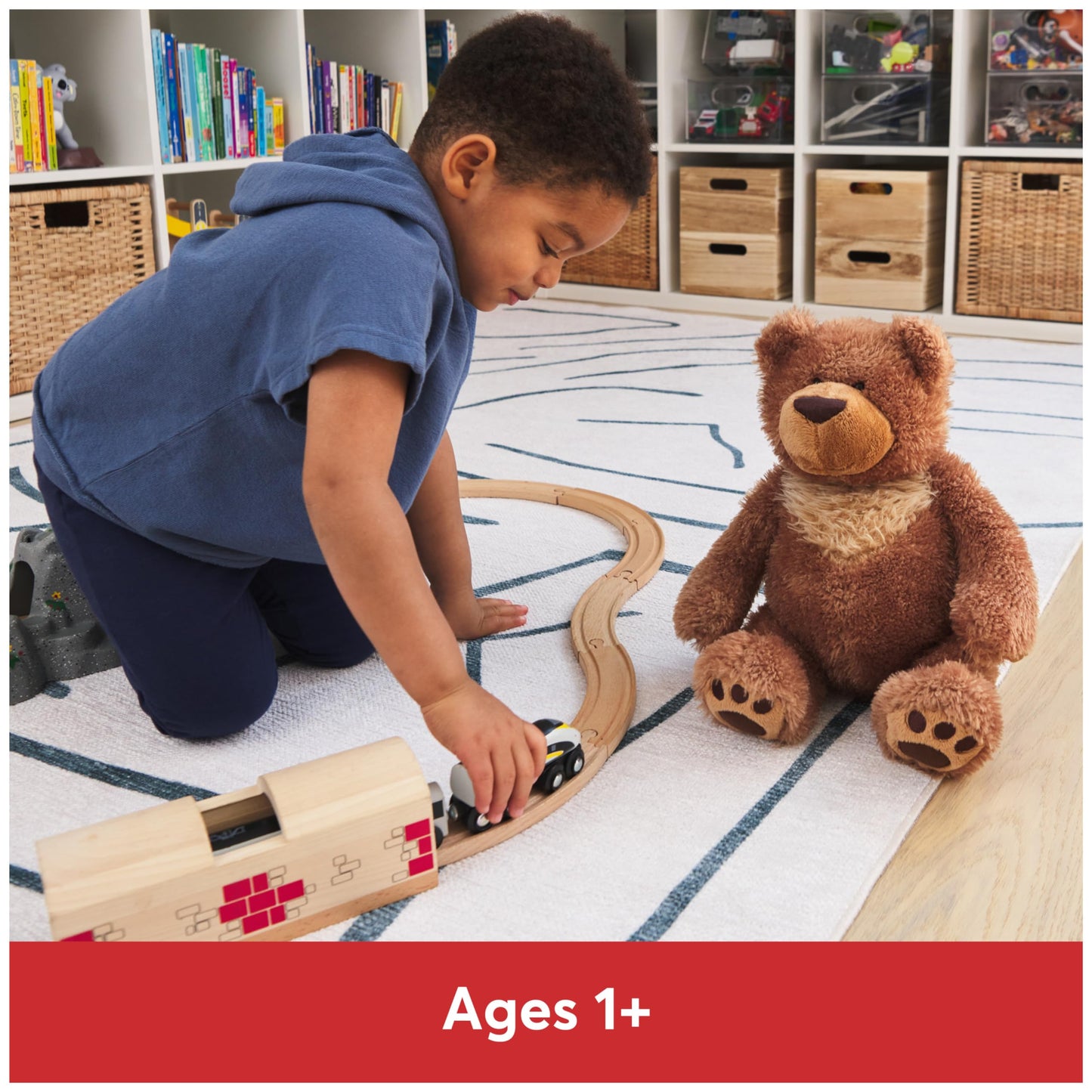 Gund Slumbers Teddy Bear Stuffed Animal Plush, Brown, 17''