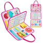 Freebear Busy Board Toddler Travel Toys Sensory Toys For Toddlers 1 2 3 4, Montessori Learning Toys For Toddlers Activities Board, Educational Toys For 3 4 Year Old Boys Girls Gift, Princess