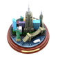 New York City Statue Model Nyc Skyline Architecture, Wooden Base, (4.5 In)