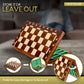 Wegiel Handmade European Ambassador Chess Set - Wooden 21 Inch Beech & Birch Board With Felt Base - Carved Hornbeam & Sycamore Wood Chess Pieces