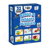 Ginimini Birds & Insects Puzzle For Kids 2 3 4 5 Years | Educational 2 Piece Puzzle For Memory & Motor Skills | Return & Birthda