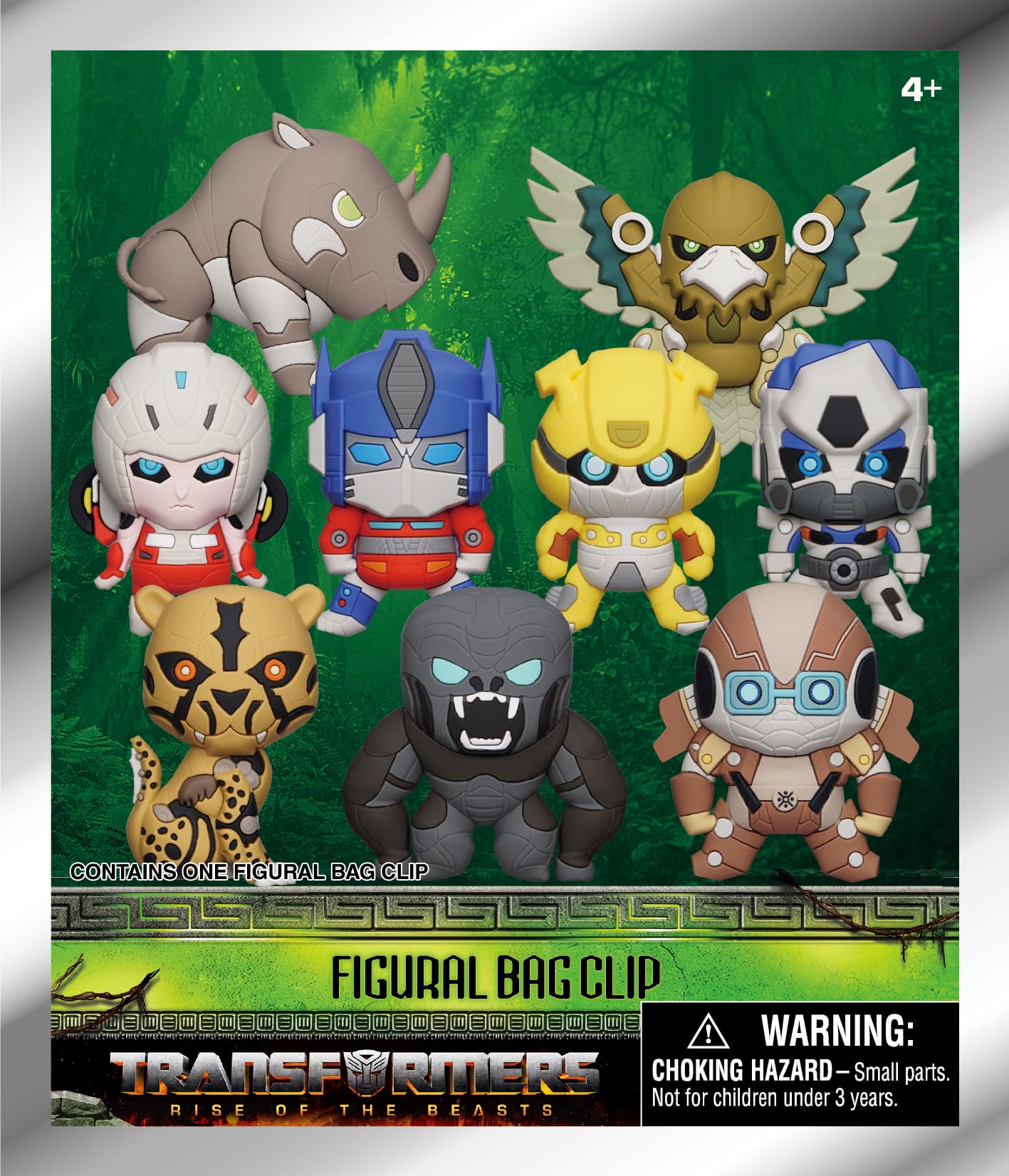 Transformers Rise Of The Beasts 3D Foam Bag Clip  1 Random