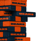 FOCO unisex mature-themed NFL Team Logo Stackable Blocks Game  Team Color  9-208 US